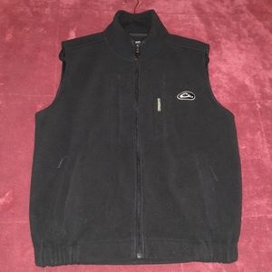 Mens Drake Vest Fleece BLACK SZ Medium